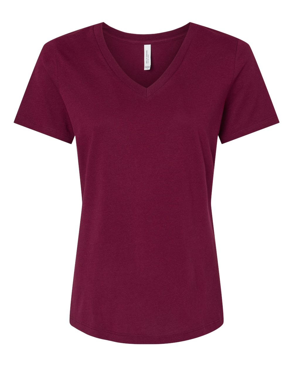 Bella Canvas Womens Relaxed Jersey Short-Sleeve V-Neck T-Shirt - Picture 20 of 38