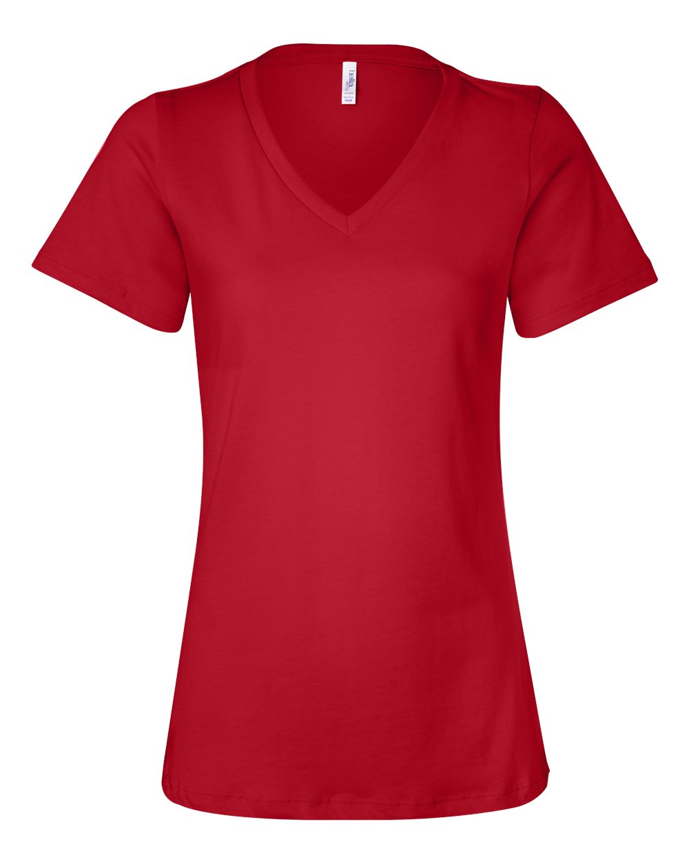 Bella Canvas Womens Relaxed Jersey Short-Sleeve V-Neck T-Shirt - Picture 29 of 38