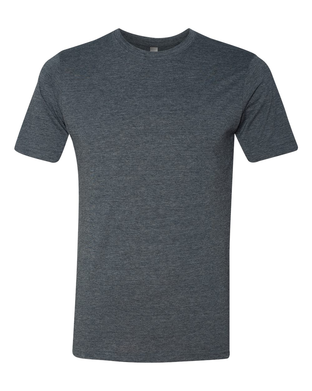 Next Level Men's Crew Neck T-Shirt - 65% Polyester 35% Cotton Blend, Soft Jersey, White, 2XL