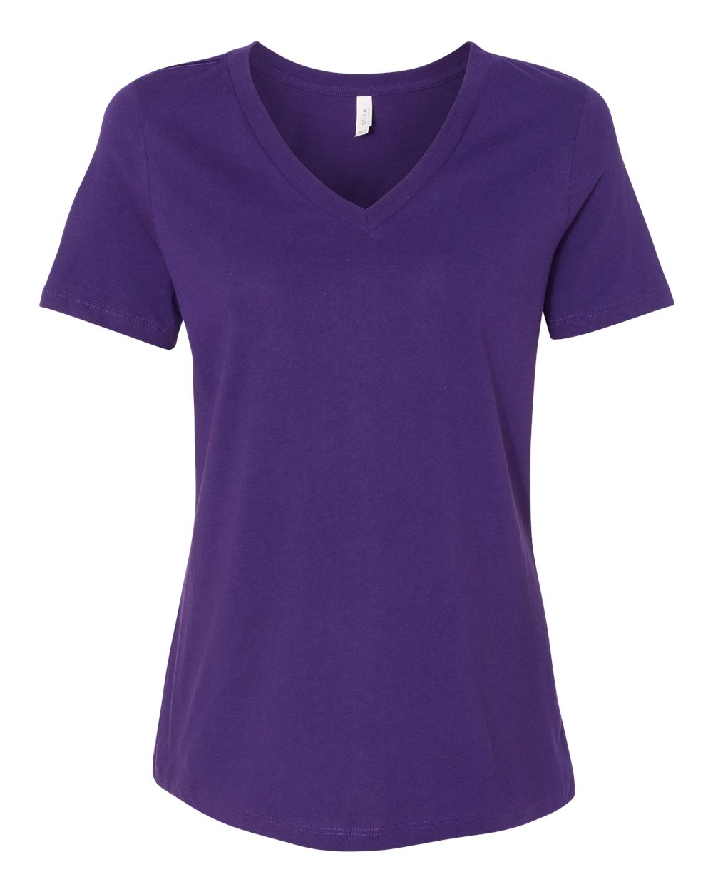 Bella Canvas Womens Relaxed Jersey Short-Sleeve V-Neck T-Shirt - Picture 34 of 38