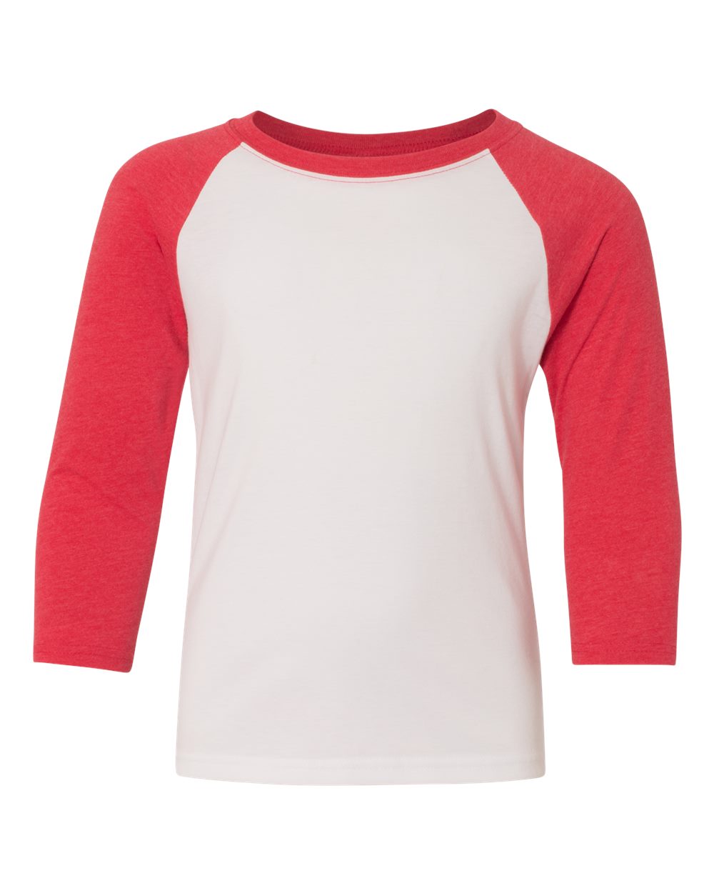 Next Level Youth CVC Three-Quarter Sleeve Raglan - Picture 9 of 10