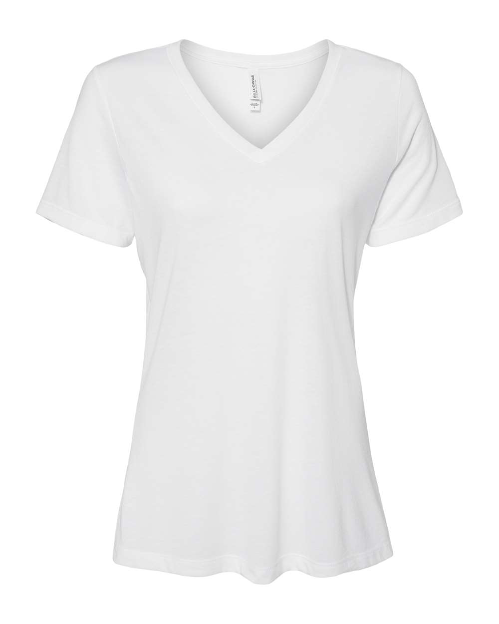 Bella Canvas Womens Relaxed Jersey Short-Sleeve V-Neck T-Shirt - Picture 33 of 38