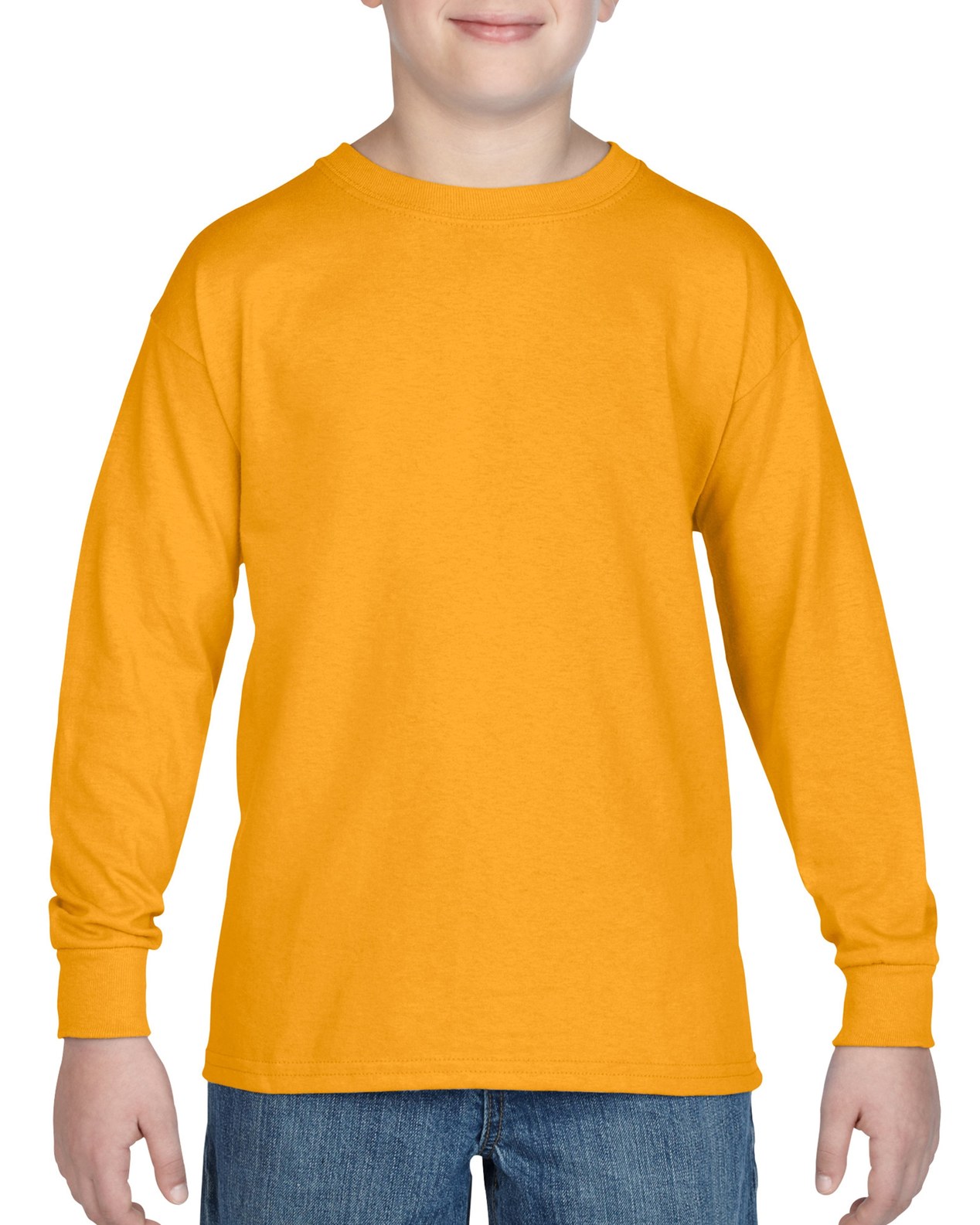 Gildan Youth Heavy Cotton�Long Sleeve T-Shirt - Picture 15 of 35