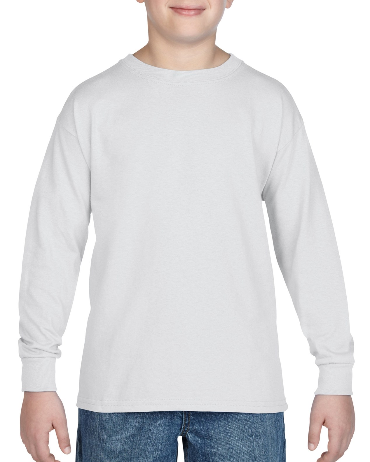 Gildan Youth Heavy Cotton�Long Sleeve T-Shirt - Picture 8 of 35