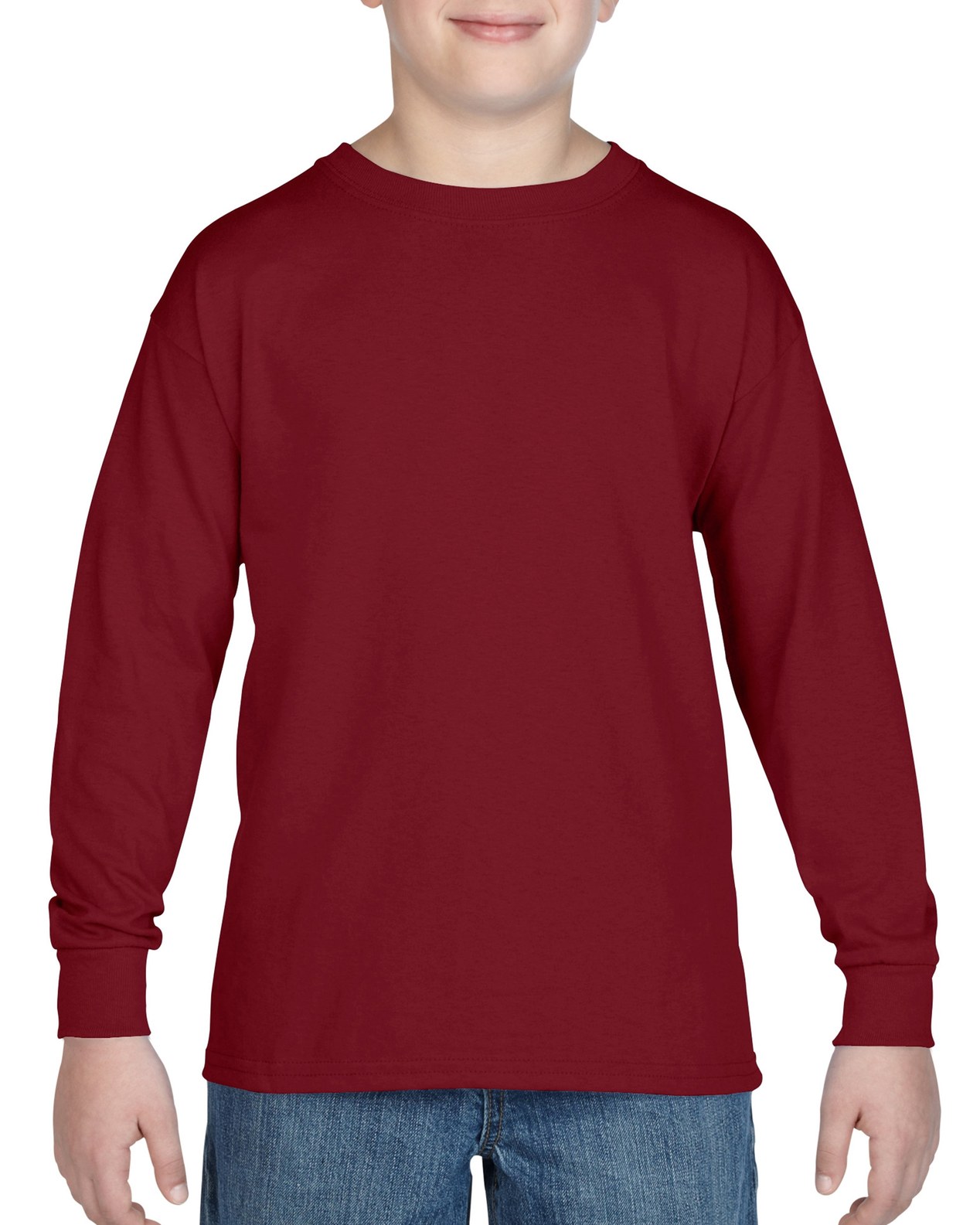 Gildan Youth Heavy Cotton�Long Sleeve T-Shirt - Picture 14 of 35