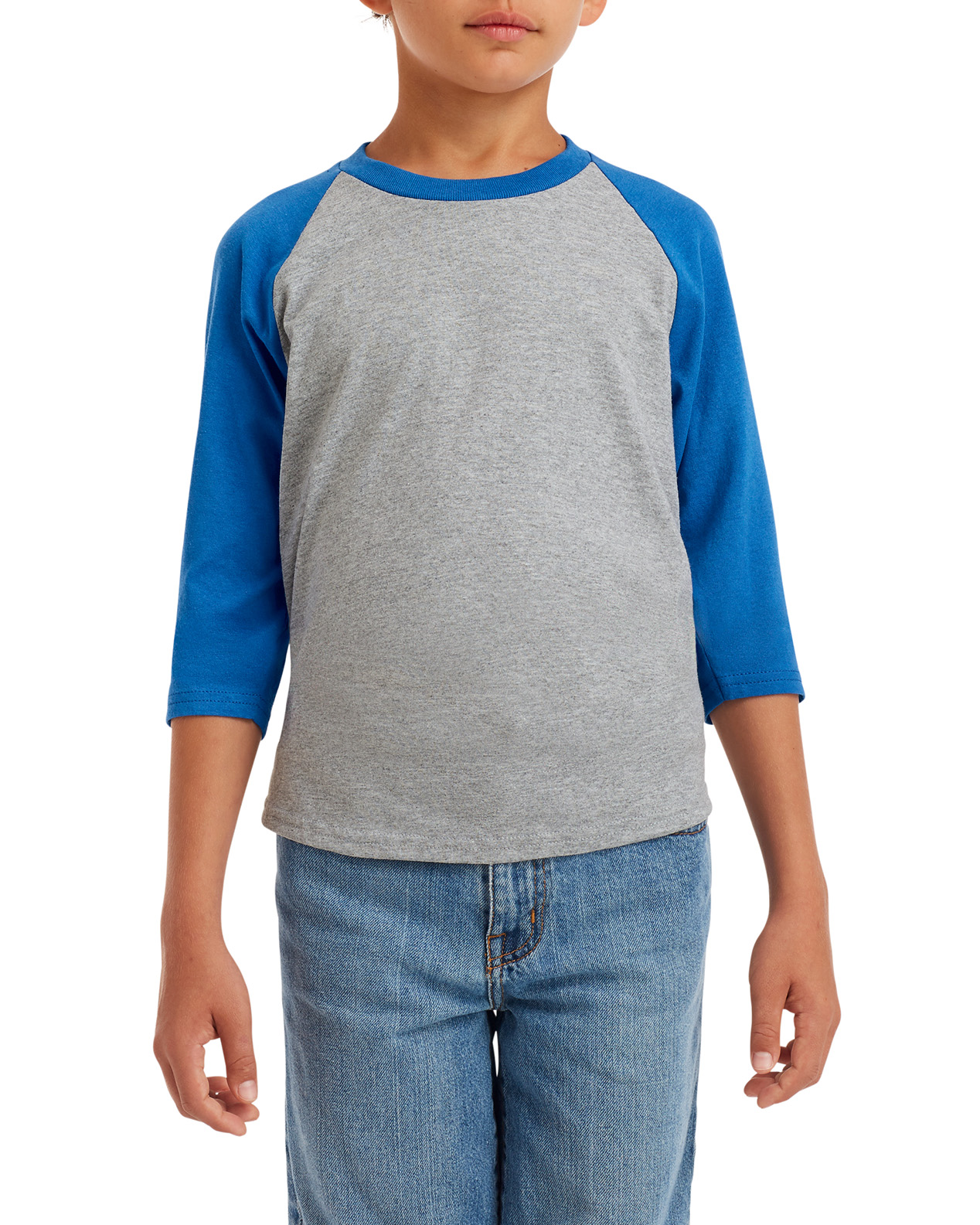 Gildan Heavy Cotton Youth Raglan Tee 5700B for sale online eBay