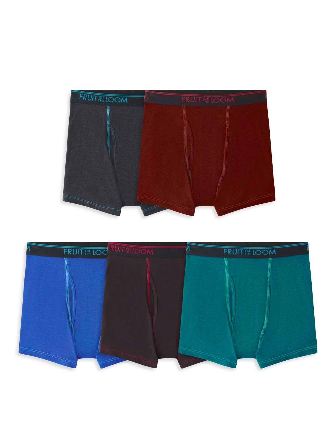 Men's Fruit Of The Loom 360 Stretch Moisture Wicking Boxer Briefs