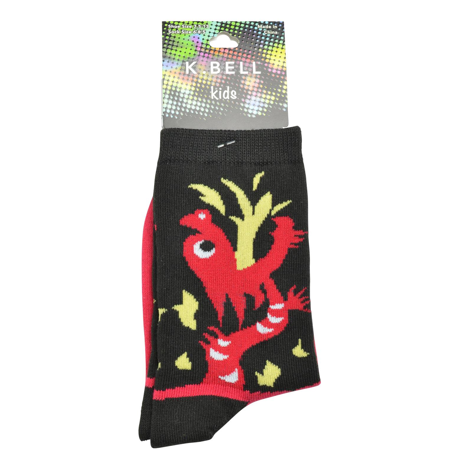 K. Bell Boys Animal Crew Socks - Picture 2 of 2