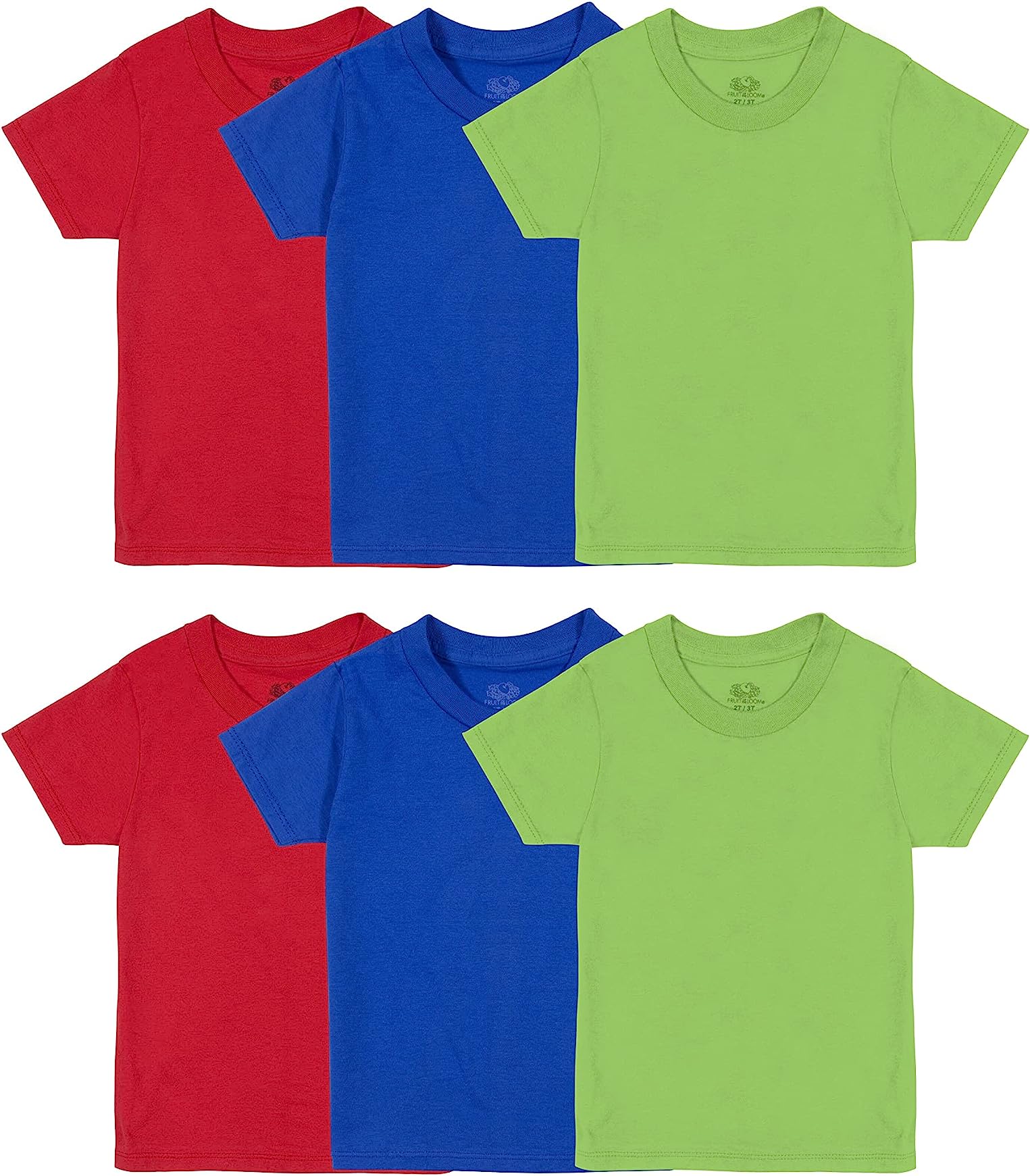 Fruit Of The Loom Toddler Boys Eversoft Cotton Undershirts 6-Pack - Picture 2 of 2