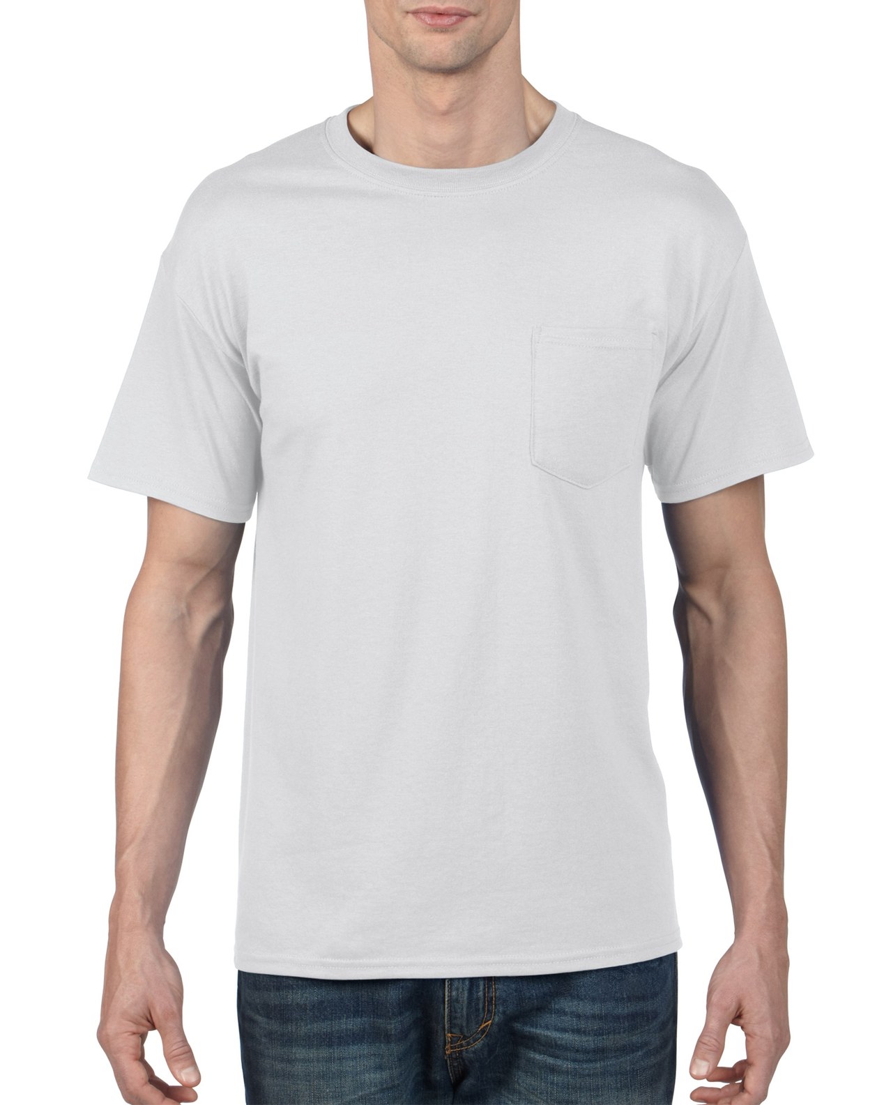 Gildan Mens DryBlend T-Shirt with Pocket - Picture 29 of 37