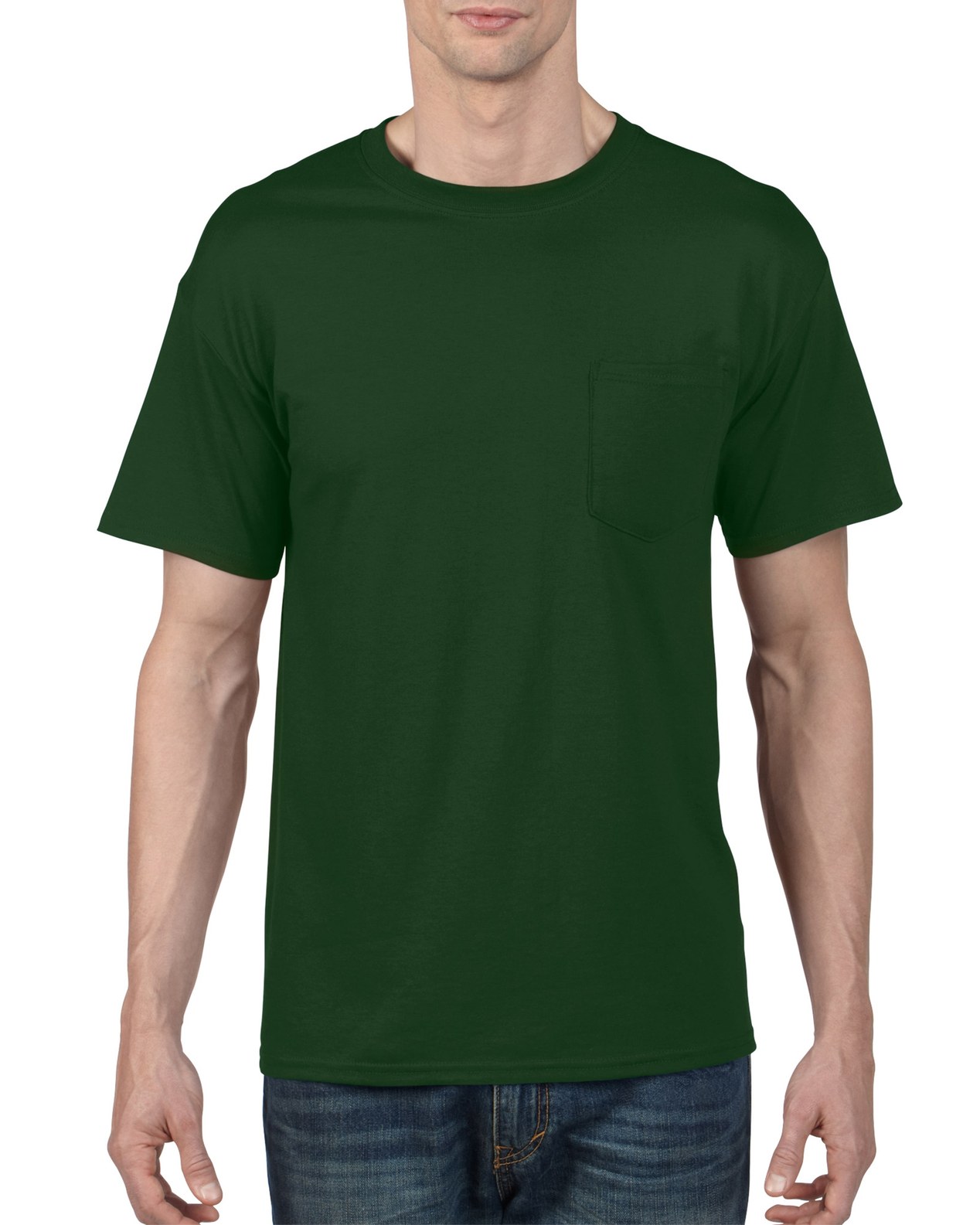 Gildan Mens DryBlend T-Shirt with Pocket - Picture 8 of 37
