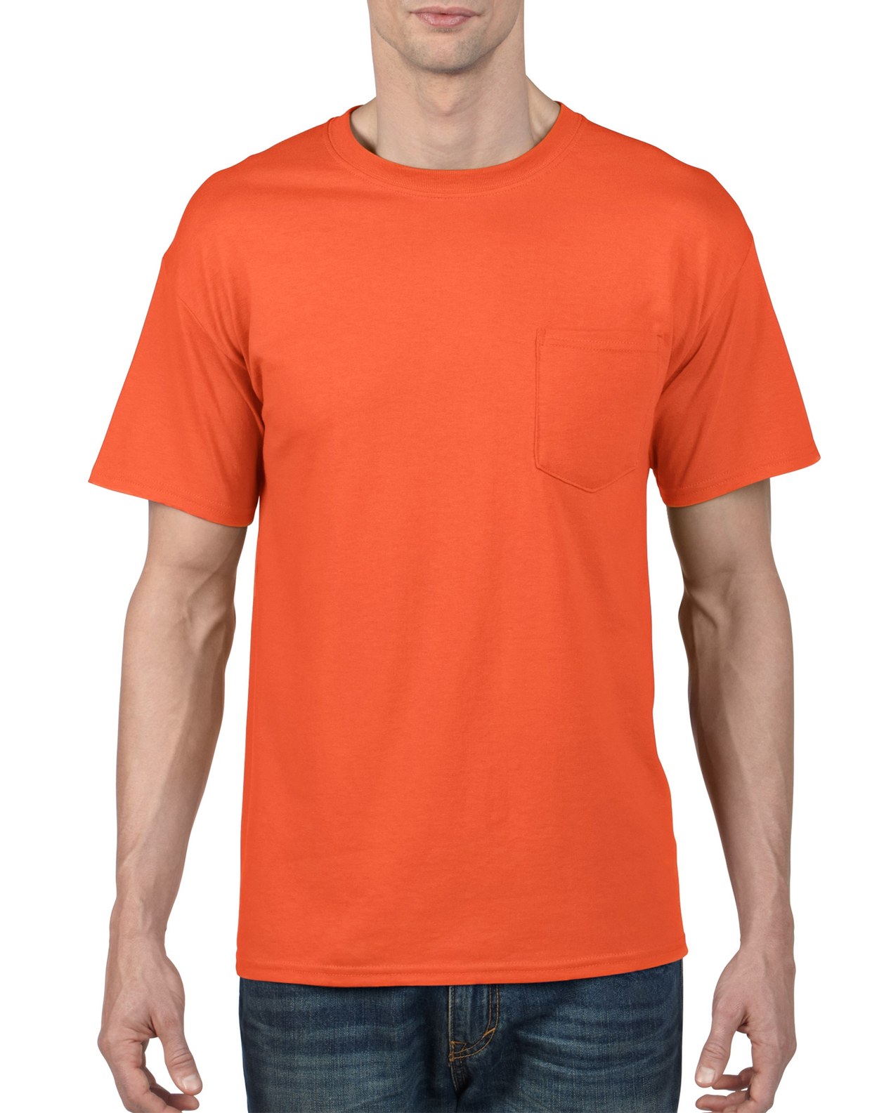 Gildan Mens DryBlend T-Shirt with Pocket - Picture 23 of 37