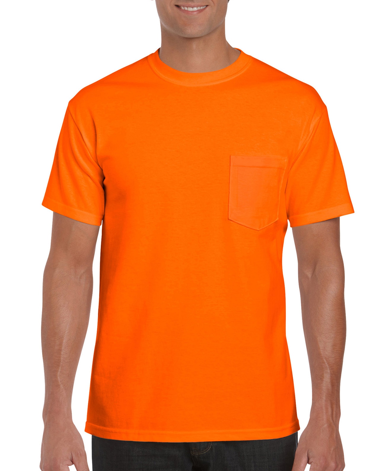 Gildan Mens DryBlend T-Shirt with Pocket - Picture 35 of 37