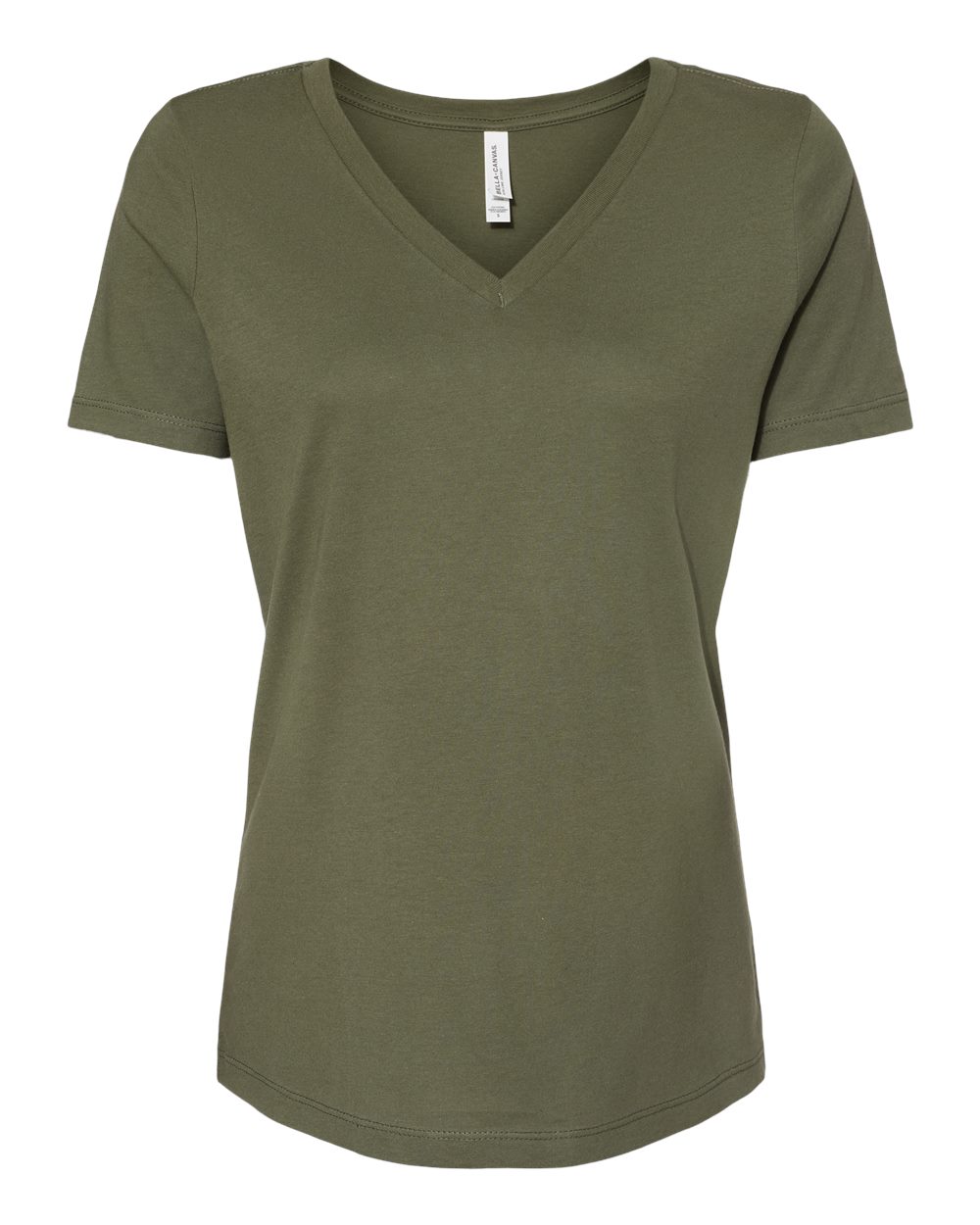 Bella Canvas Womens Relaxed Jersey Short-Sleeve V-Neck T-Shirt - Picture 21 of 38