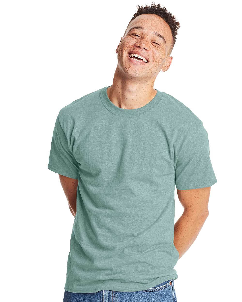 Camiseta manga corta Hanes Beefy-T para hombre 51801632 - Imagen 23 de 23
