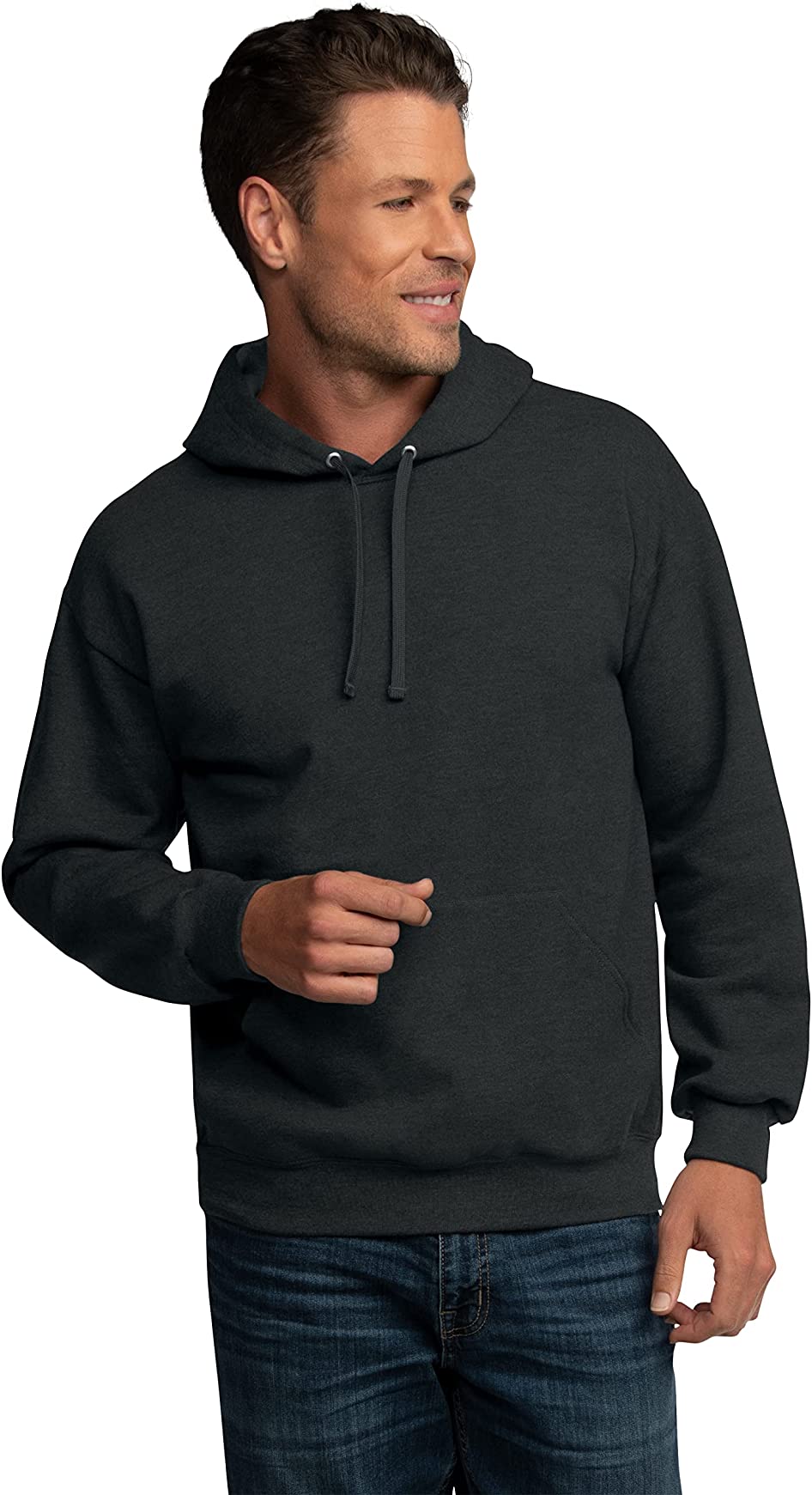 Fruit Of The Loom Mens Eversoft Fleece Pullover Hoodie - Picture 10 of 13