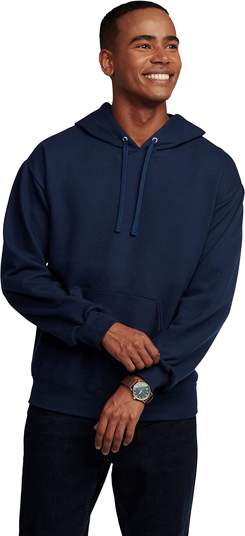 Fruit Of The Loom Mens Eversoft Fleece Pullover Hoodie - Picture 8 of 13