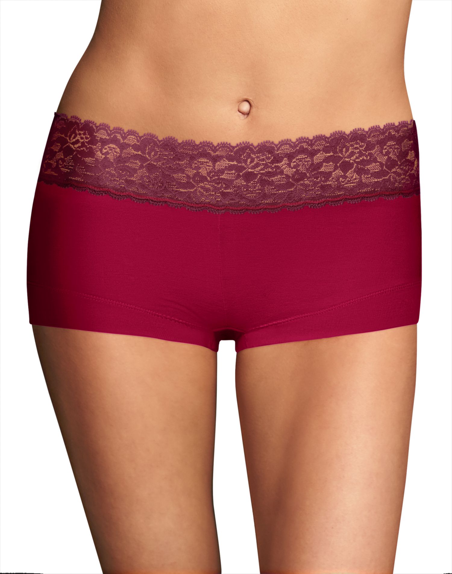Maidenform Womens Cotton Dream Boyshort With Lace 40859-Maidenform163 - Picture 59 of 157