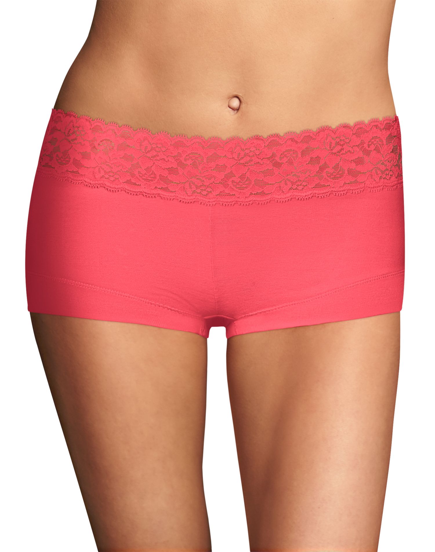 Maidenform Womens Cotton Dream Boyshort With Lace 40859-Maidenform163 - Picture 101 of 157