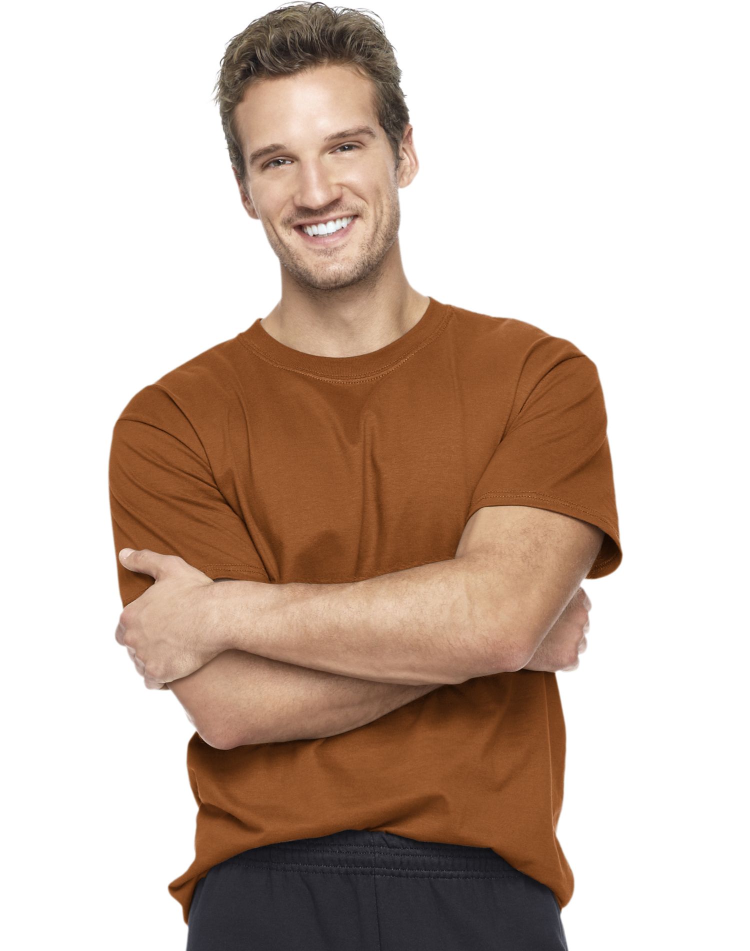Camiseta manga corta Hanes Beefy-T para hombre 51801632 - Imagen 8 de 23
