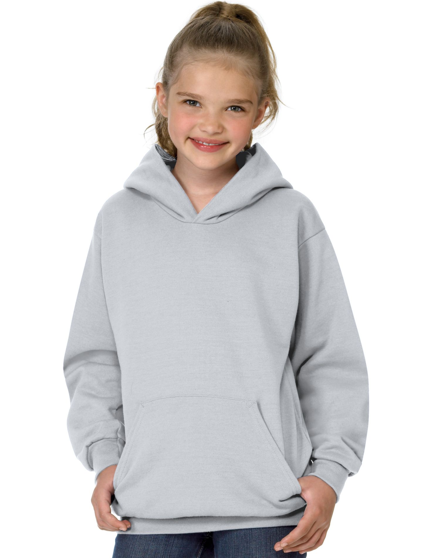 Hanes Youth ComfortBlend EcoSmart Pullover Hoodie - Picture 2 of 33