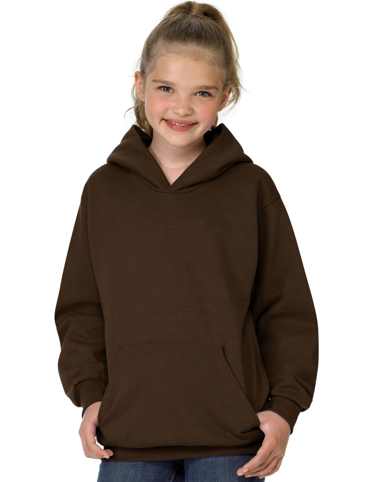 Hanes Youth ComfortBlend EcoSmart Pullover Hoodie - Picture 18 of 33