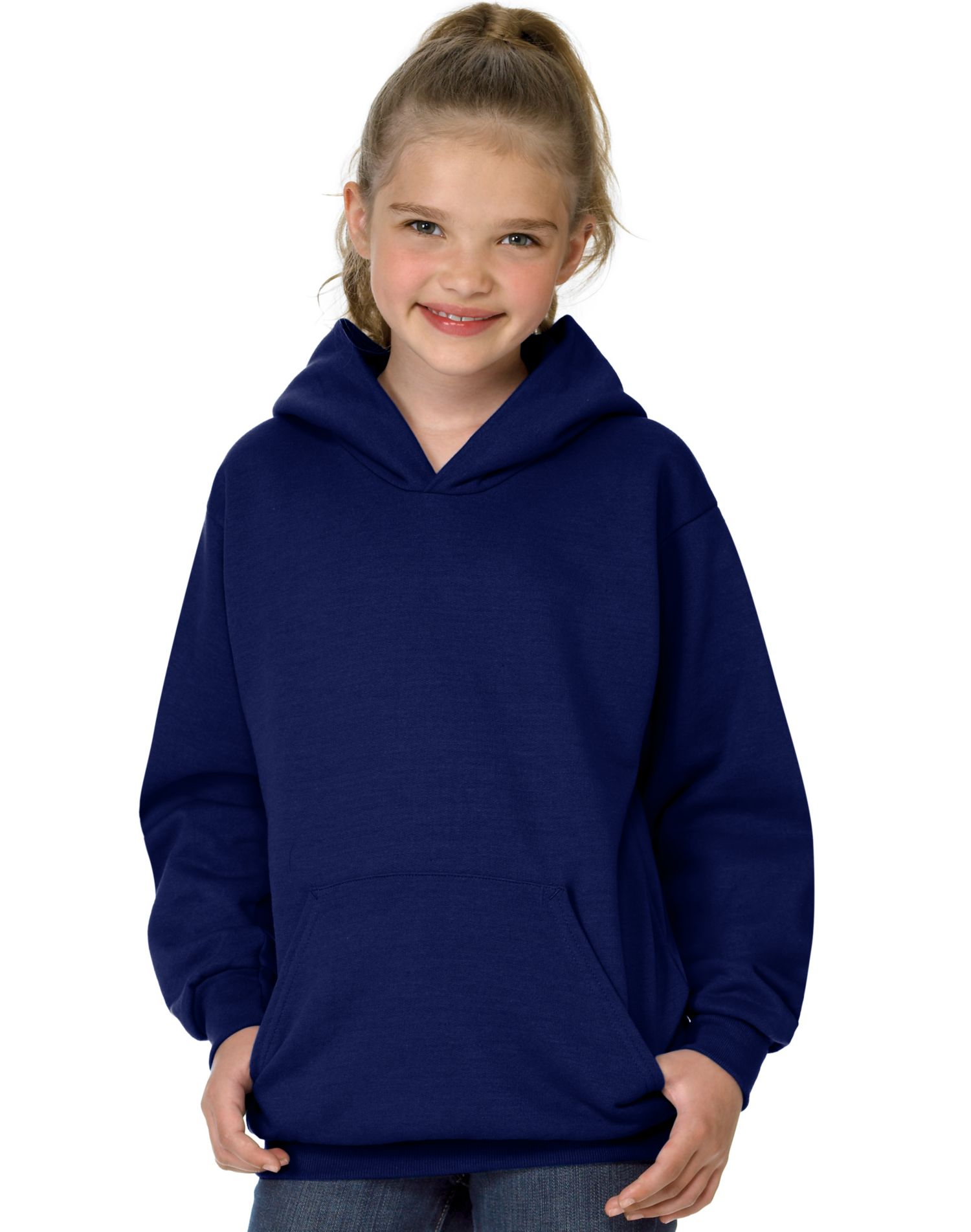Hanes Youth ComfortBlend EcoSmart Pullover Hoodie - Picture 16 of 33