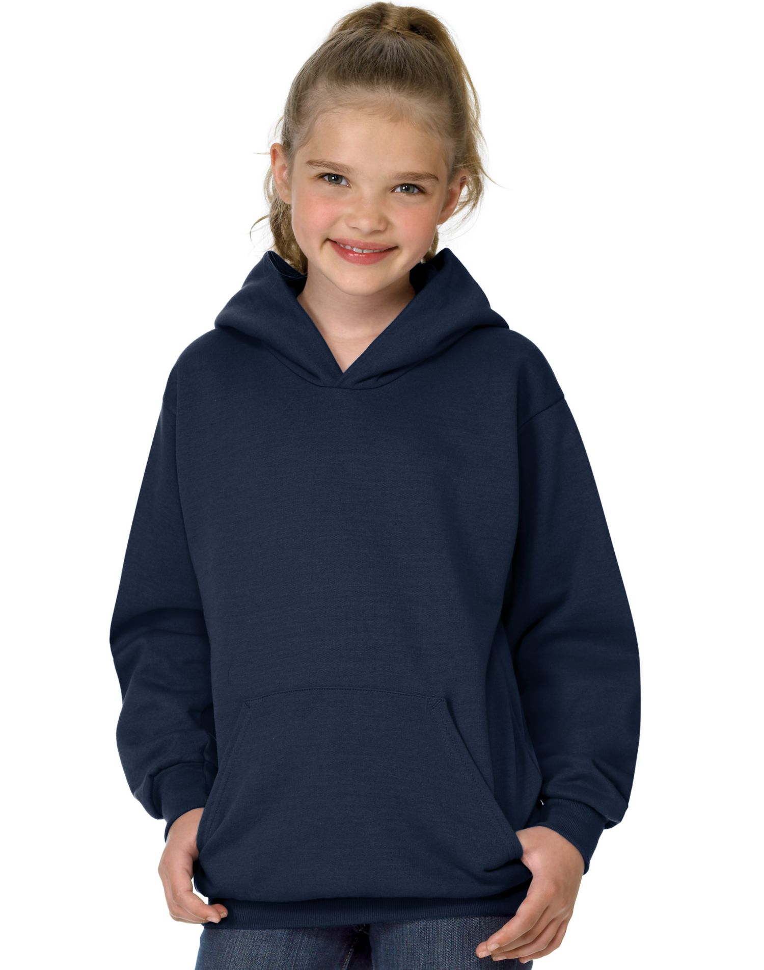 Hanes Youth ComfortBlend EcoSmart Pullover Hoodie - Picture 22 of 33
