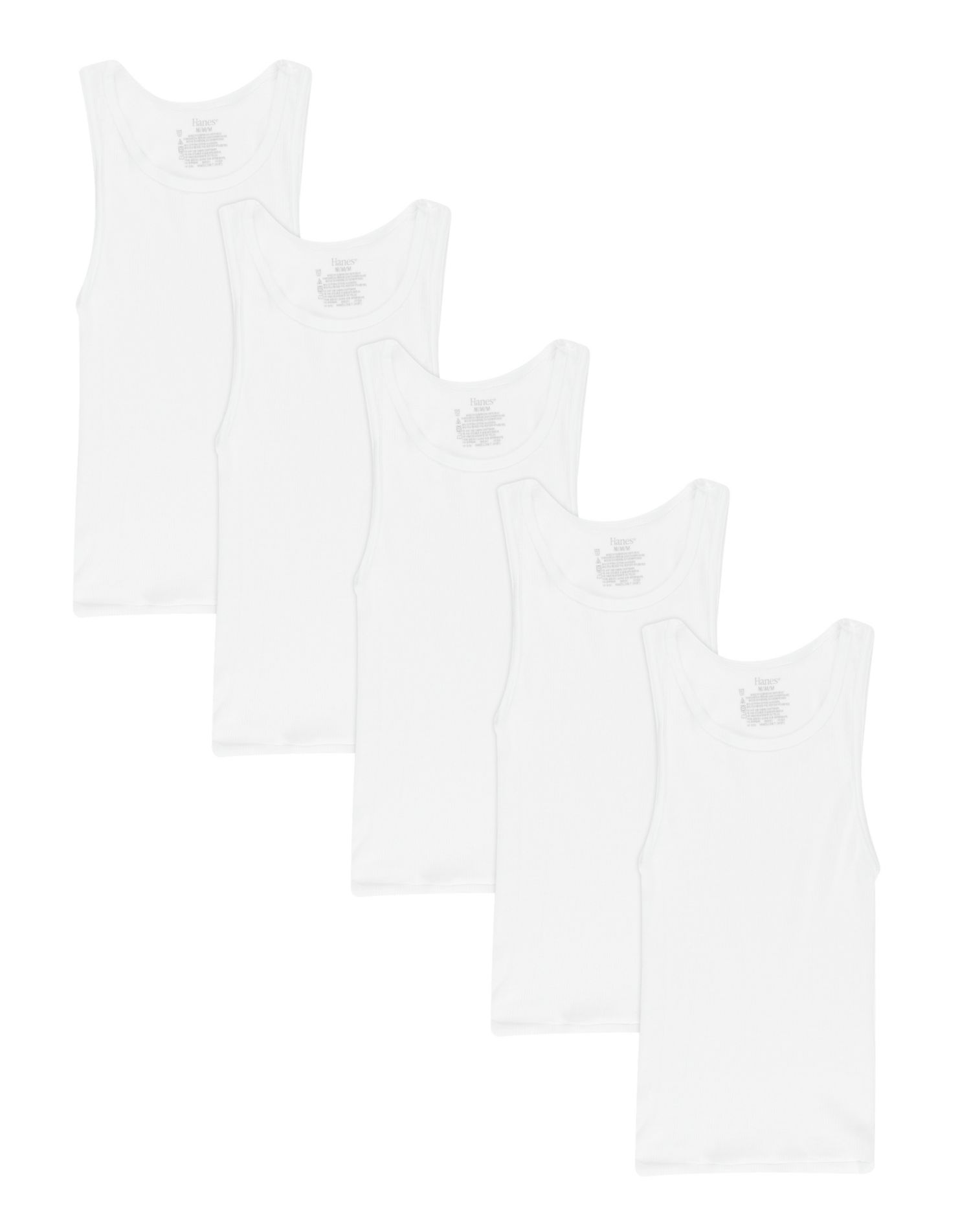 Hanes Toddler Boys Tank 5-Pack - Picture 2 of 4