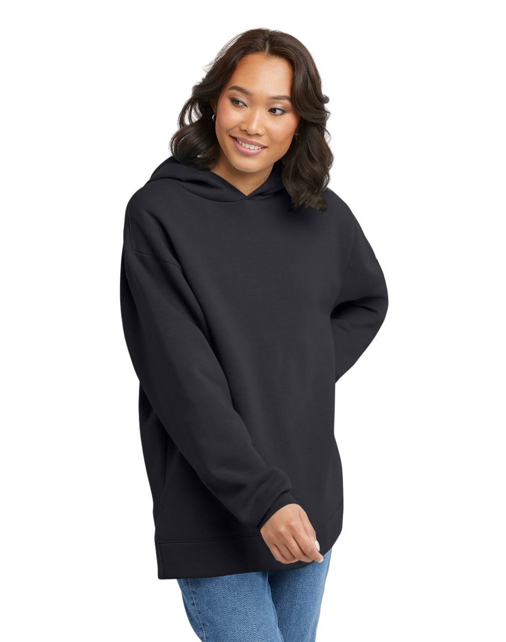 Hanes Womens EcoSmart Fleece Hoodie - Picture 17 of 19