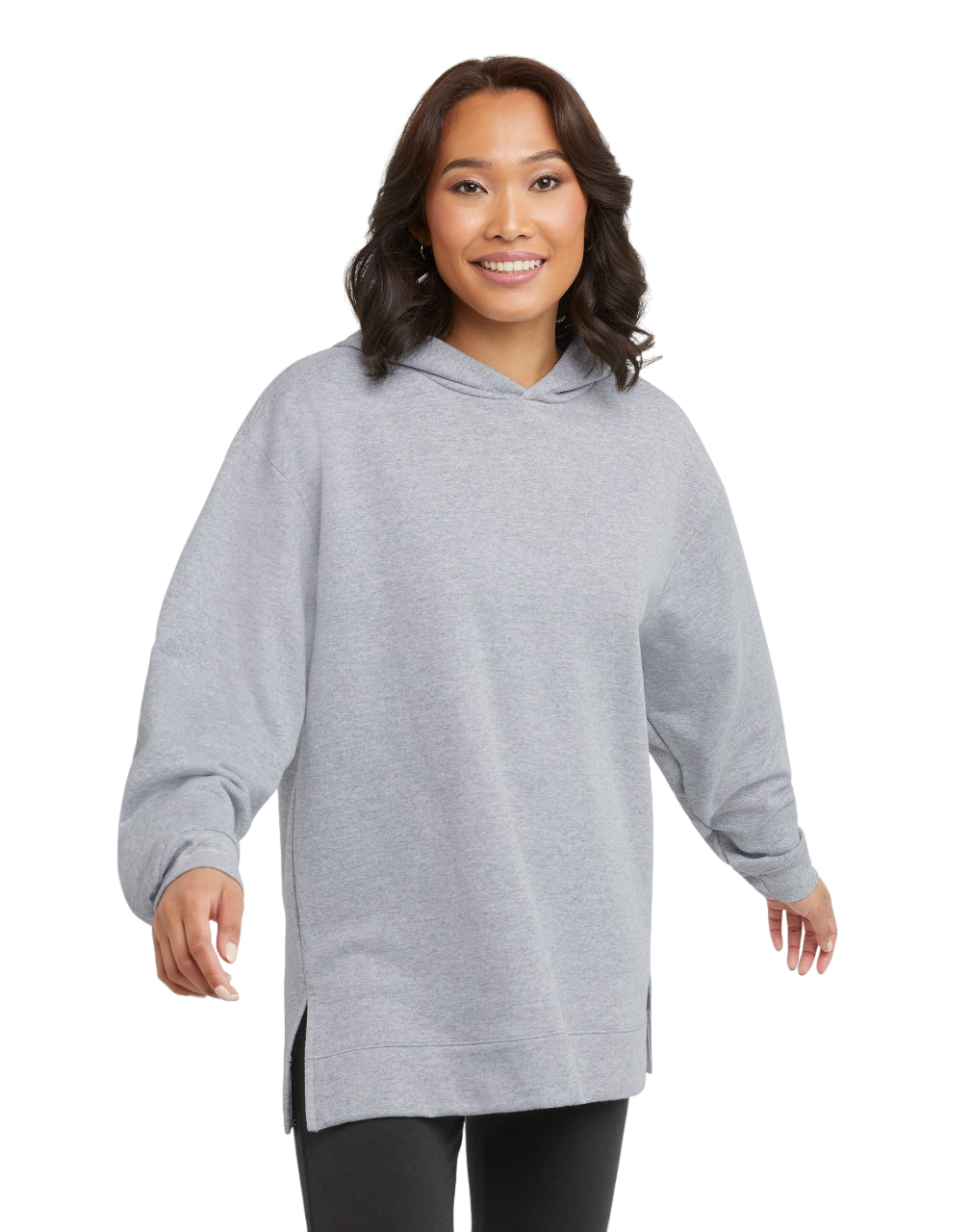 Hanes Womens EcoSmart Fleece Hoodie - Picture 11 of 19