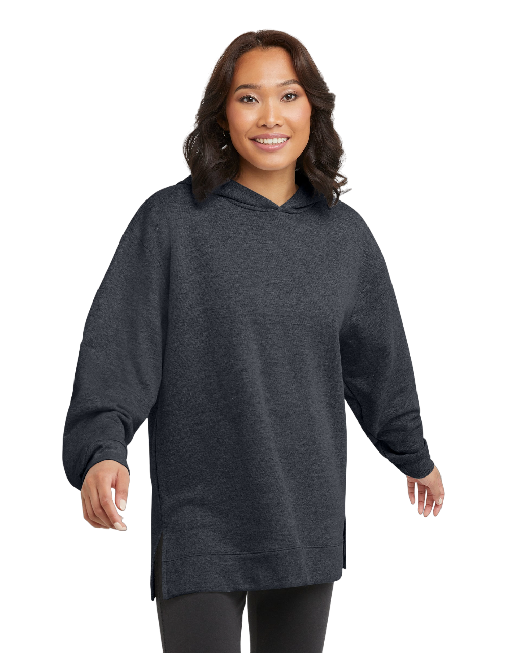 Hanes Womens EcoSmart Fleece Hoodie - Picture 14 of 19