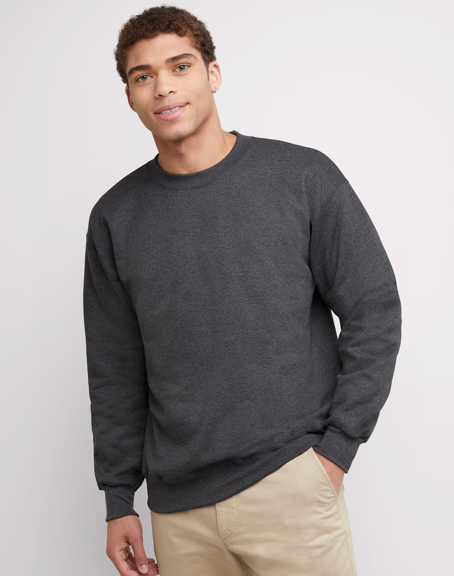 Hanes Mens Ultimate Heavyweight Cotton Fleece Crewneck Sweatshirt - Picture 14 of 31