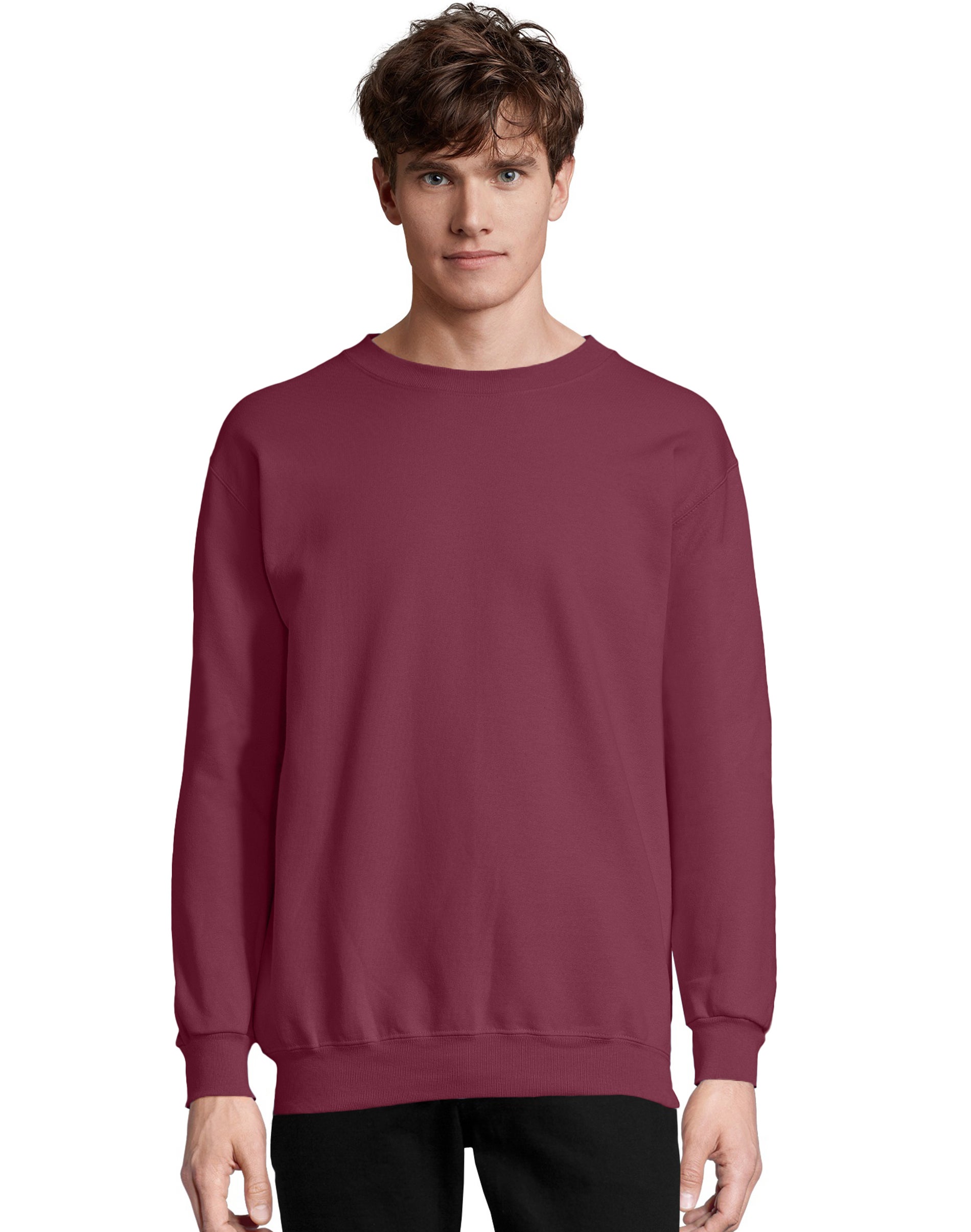 Hanes Mens Ultimate Heavyweight Cotton Fleece Crewneck Sweatshirt - Picture 8 of 31