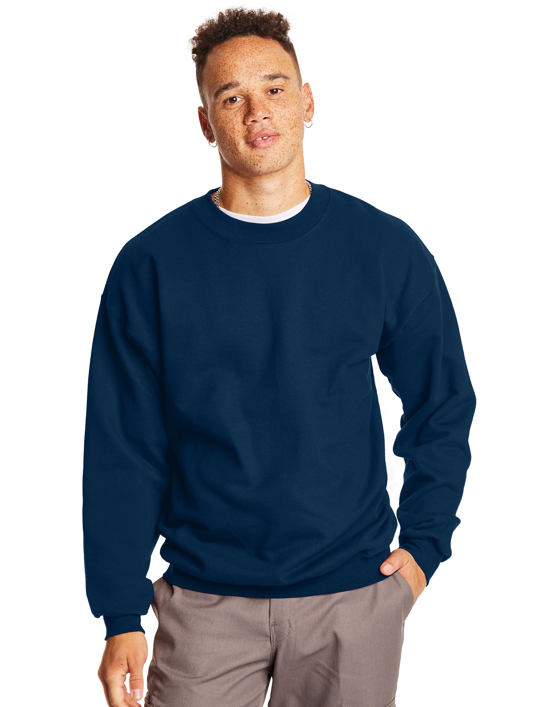 Hanes Mens Ultimate Heavyweight Cotton Fleece Crewneck Sweatshirt - Picture 26 of 31