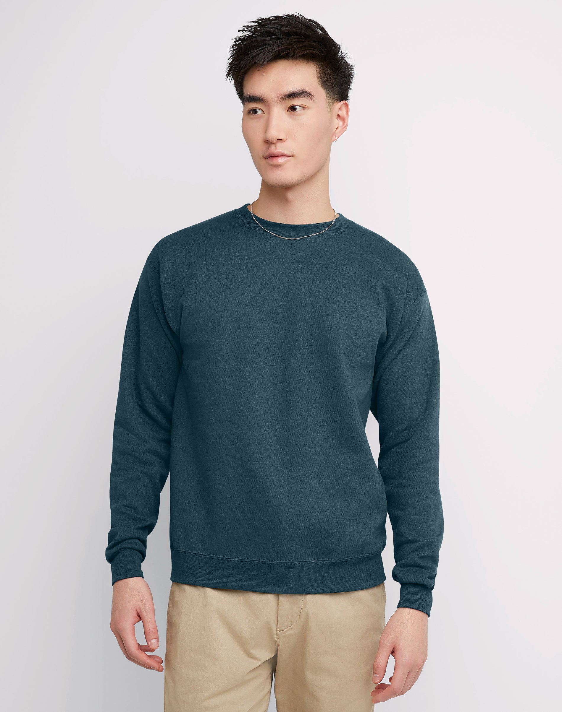 Hanes Herren EcoSmart Fleece Sweatshirt mit Rundhalsausschnitt - Bild 62 von 70