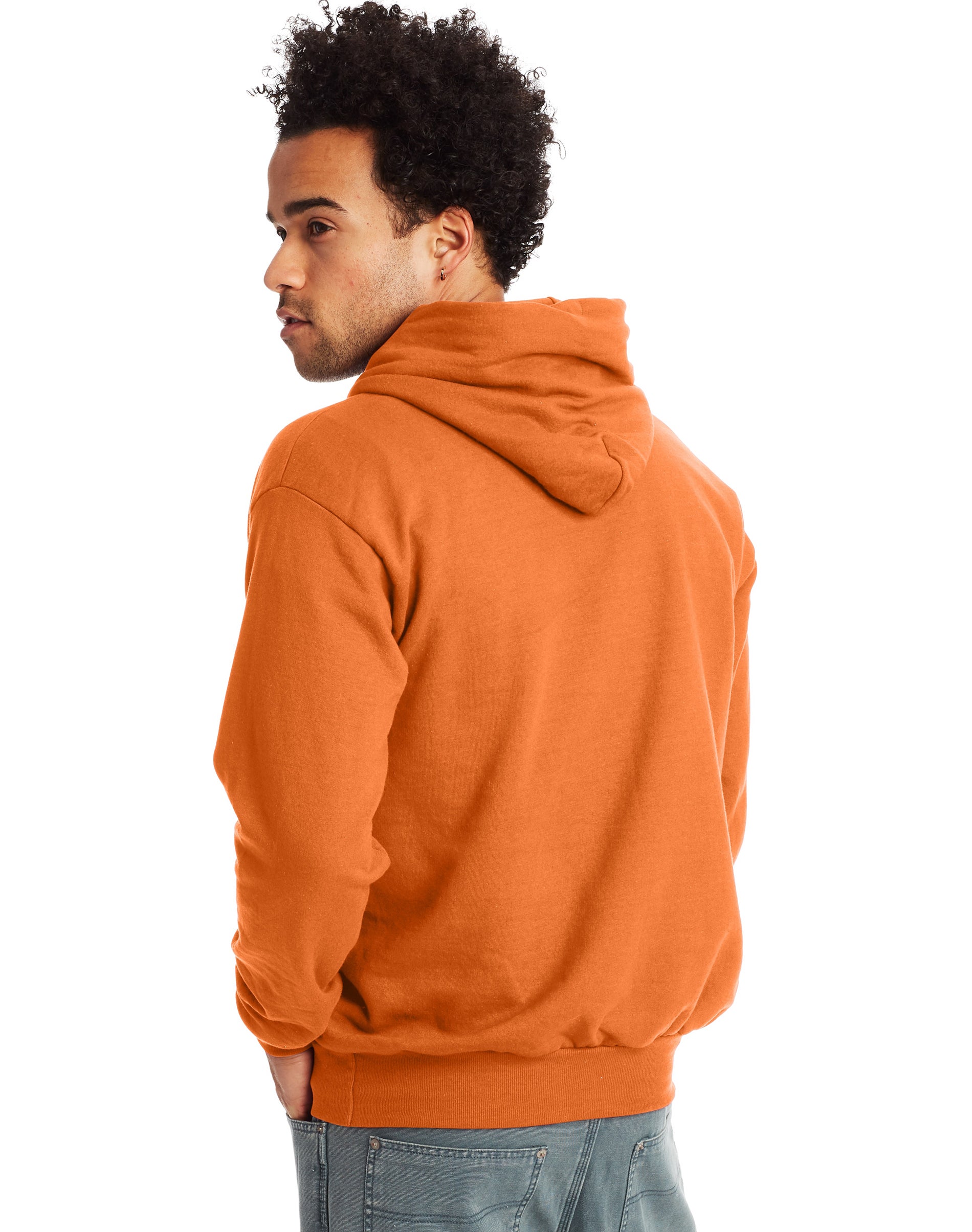 Hanes Mens EcoSmart Fleece Hoodie OP1701632 - Picture 4 of 7