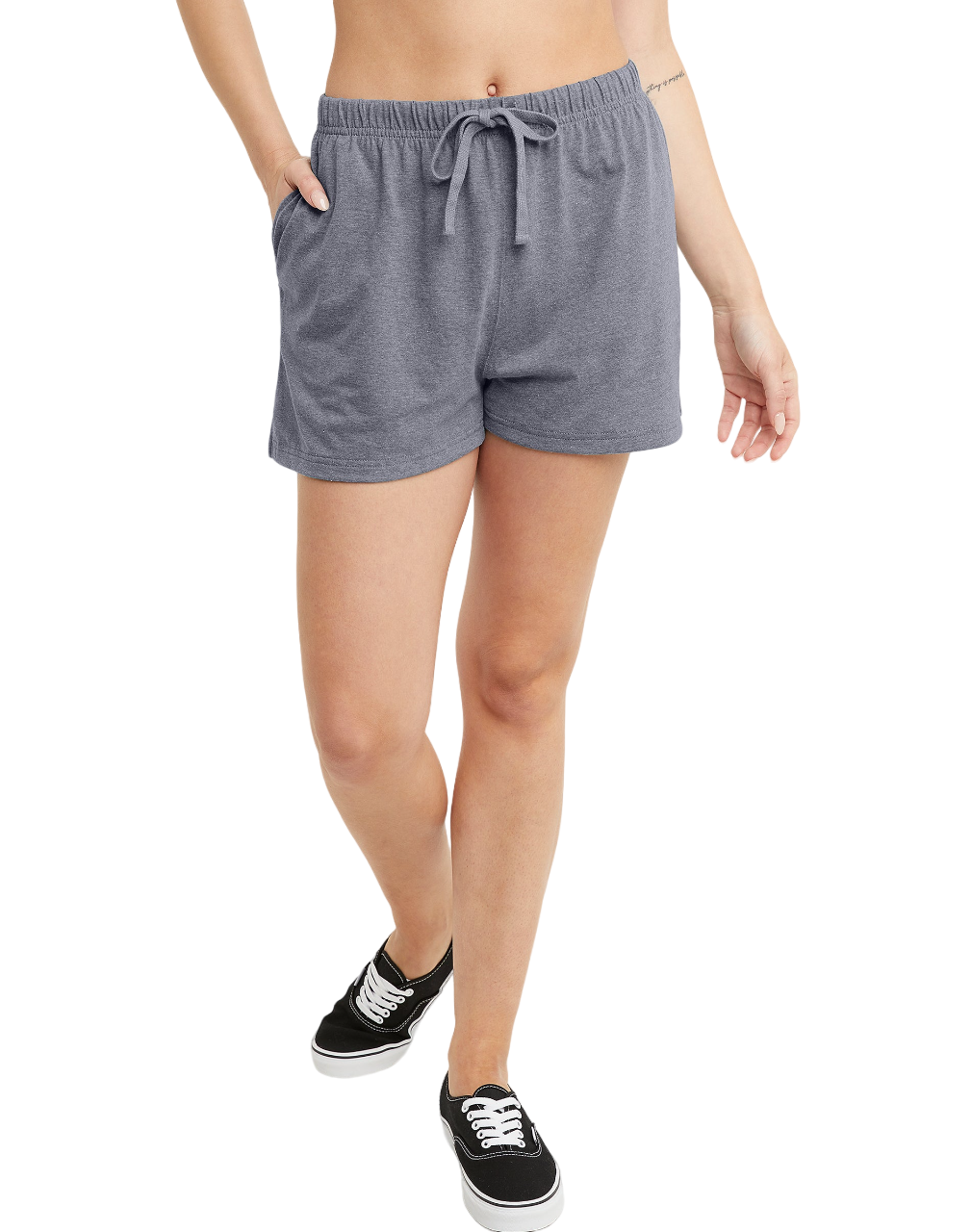 Pantalones cortos Hanes Originals Tri-Blend 2,5" para mujer - Imagen 8 de 13