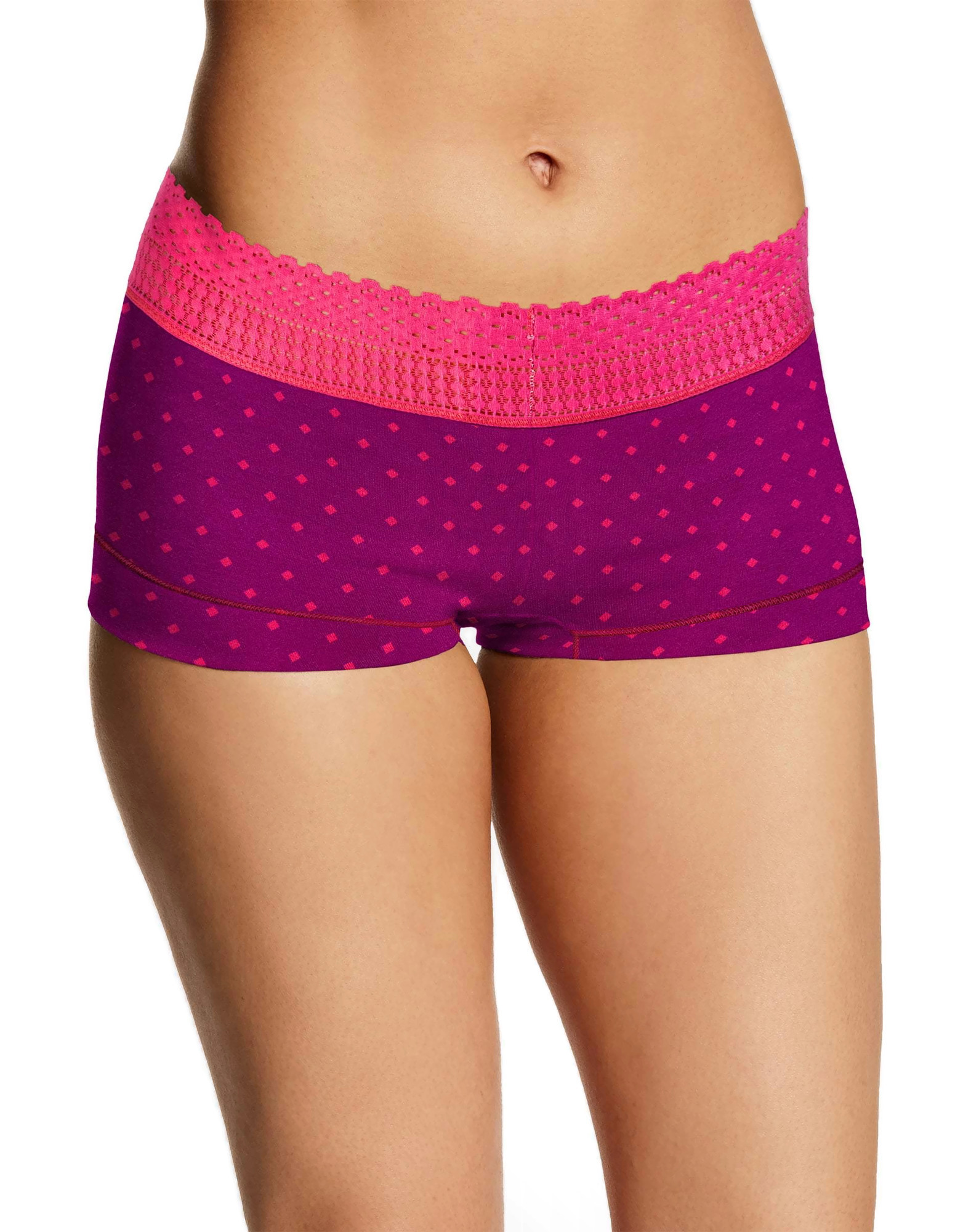 Maidenform Womens Cotton Dream Boyshort With Lace 40859-Maidenform163 - Picture 122 of 157