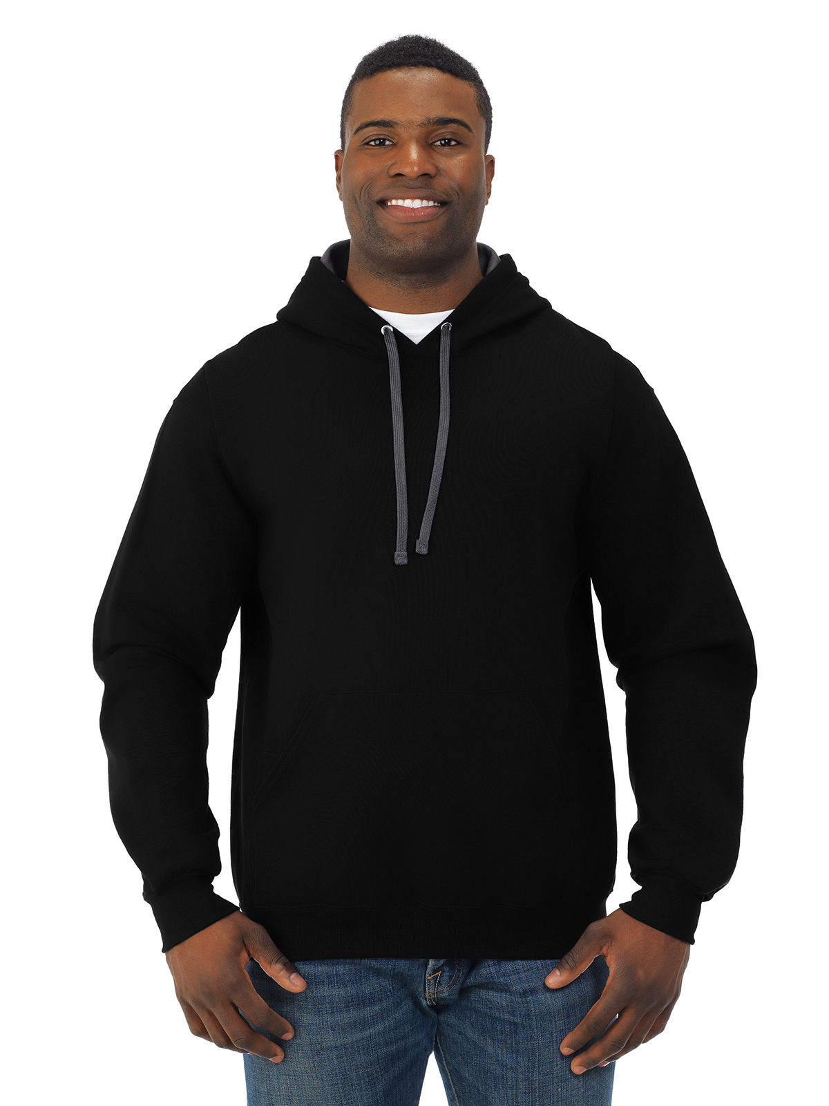 Fruit of the Loom Mens Sofspun Hooded Sweatshirt SF76R FTL-SF76R.EbayUS - Picture 8 of 52