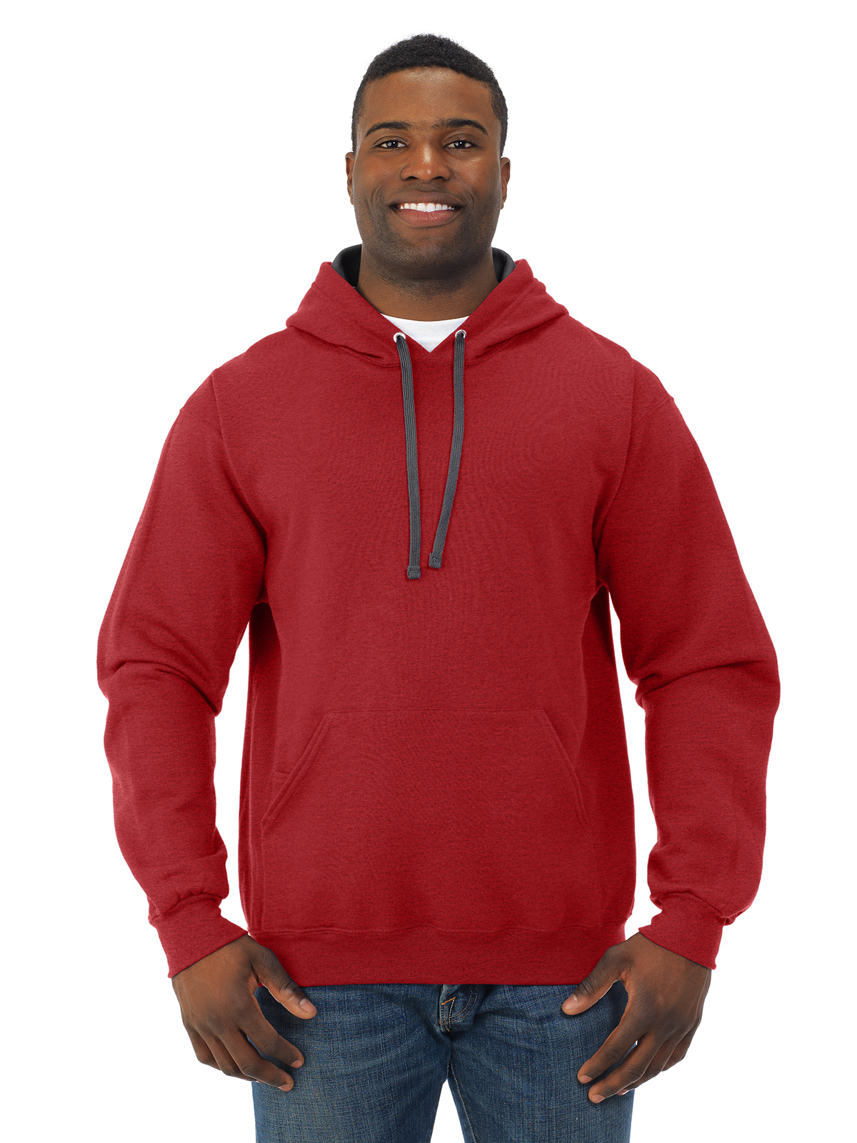 Fruit of the Loom Mens Sofspun Hooded Sweatshirt SF76R FTL-SF76R.EbayUS - Picture 14 of 52