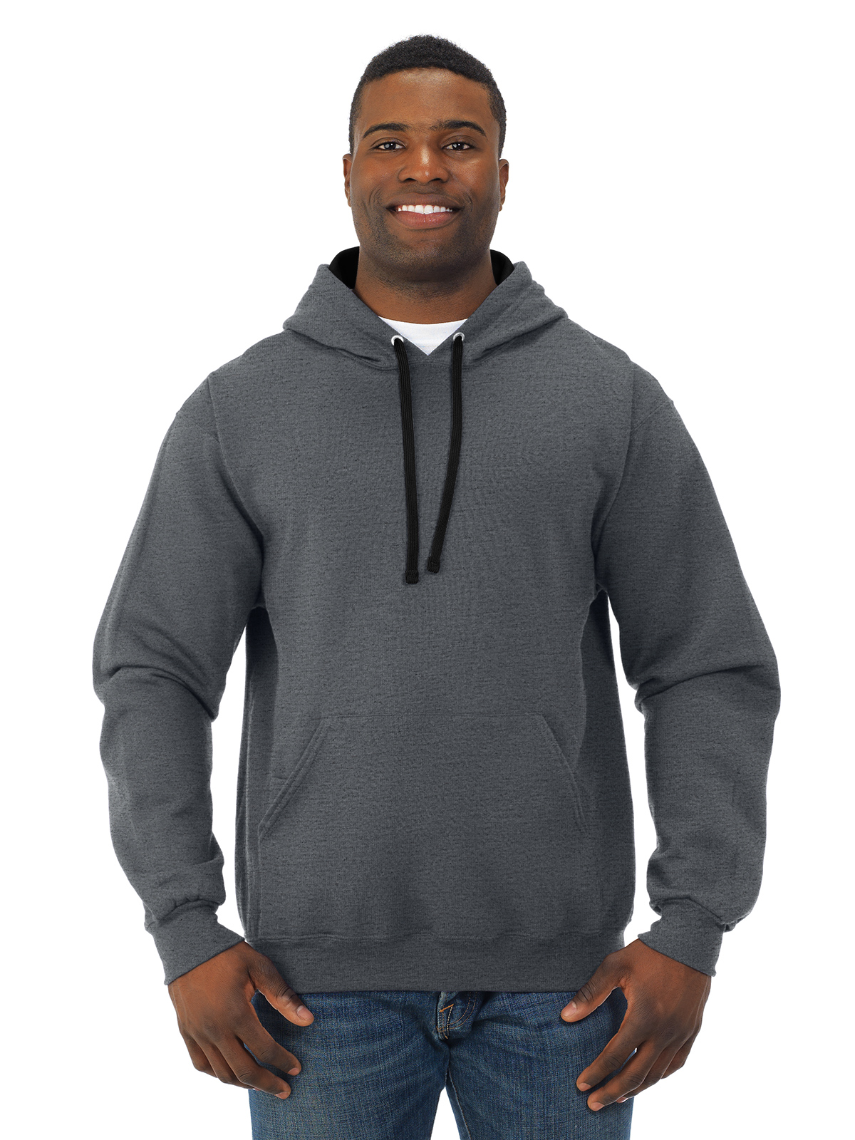 Fruit of the Loom Mens Sofspun Hooded Sweatshirt SF76R FTL-SF76R.EbayUS - Picture 17 of 52