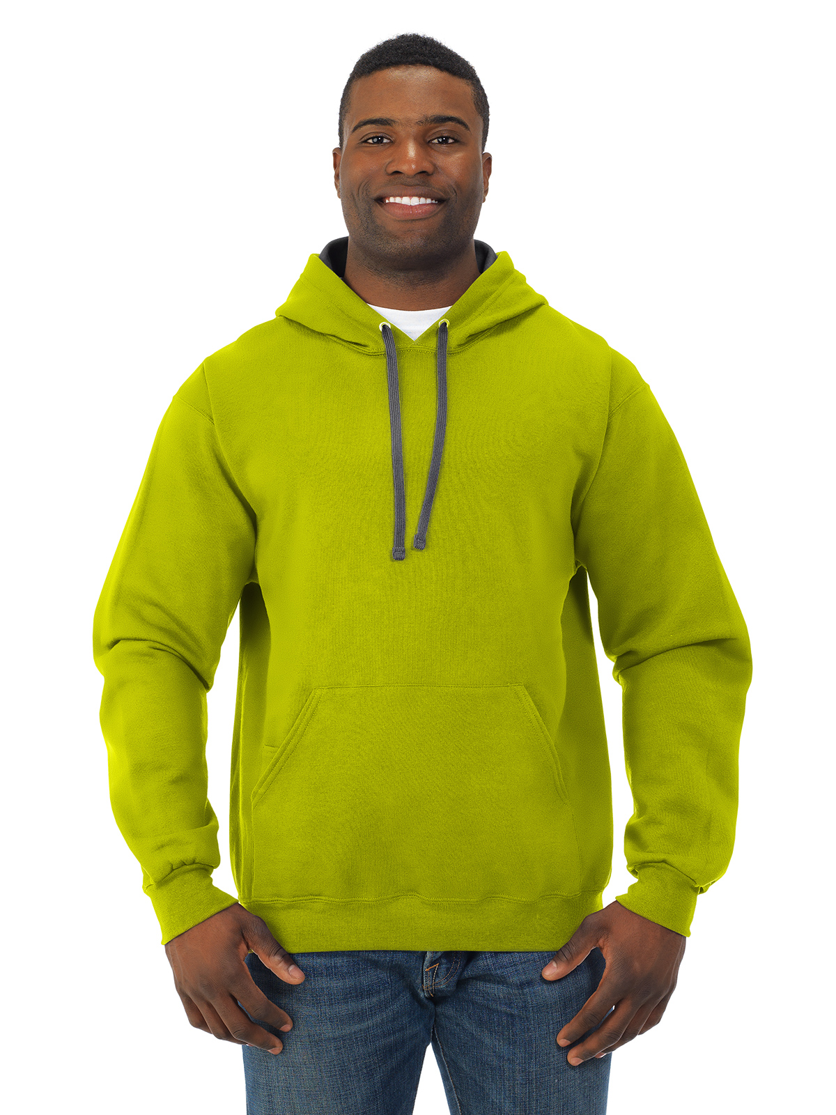 Fruit of the Loom Mens Sofspun Hooded Sweatshirt SF76R FTL-SF76R.EbayUS - Picture 26 of 52