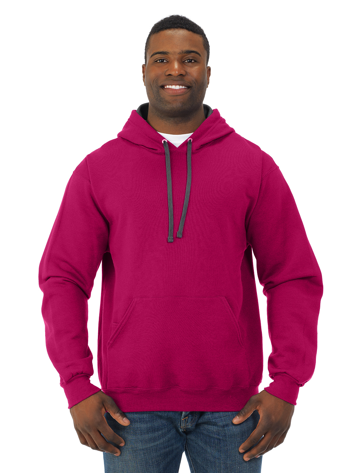 Fruit of the Loom Mens Sofspun Hooded Sweatshirt SF76R FTL-SF76R.EbayUS - Picture 29 of 52