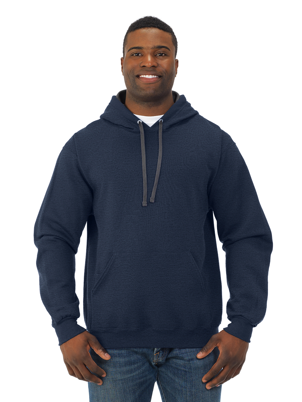 Fruit of the Loom Mens Sofspun Hooded Sweatshirt SF76R FTL-SF76R.EbayUS - Picture 50 of 52
