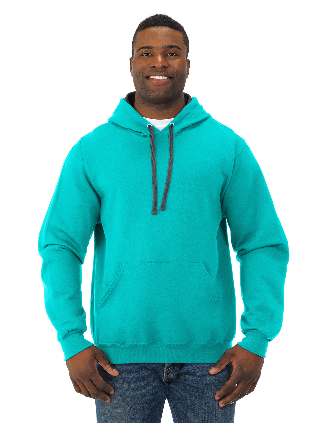 Fruit of the Loom Mens Sofspun Hooded Sweatshirt SF76R FTL-SF76R.EbayUS - Picture 44 of 52