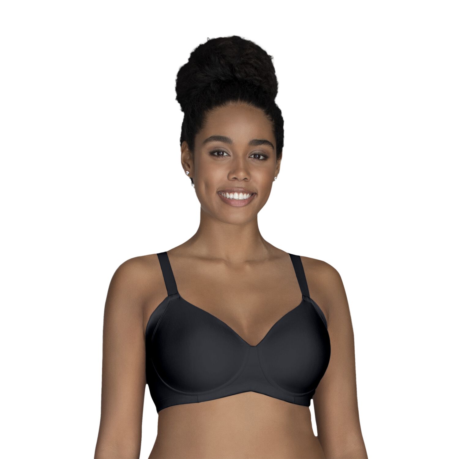 Vanity Fair Womens Beauty Back Full Figure Wirefree Extended Side and Back Smoot - Picture 8 of 13