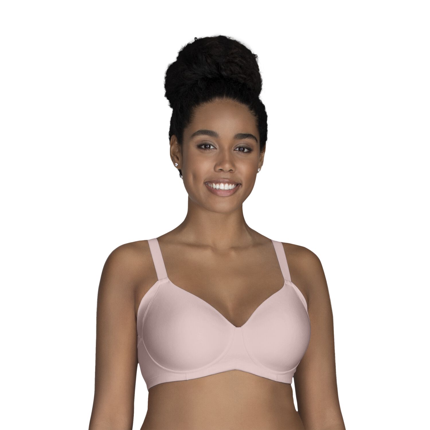 Vanity Fair Womens Beauty Back Full Figure Wirefree Extended Side and Back Smoot - Picture 11 of 13