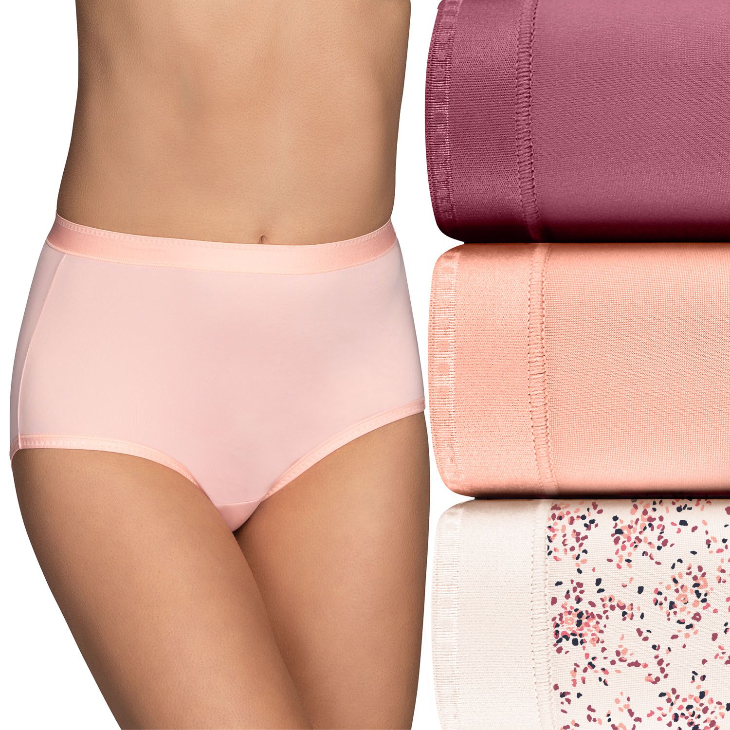 Vanity Fair Womens Comfort Where It Counts Brief Panty 3-Pack - 第 10/15 張圖片