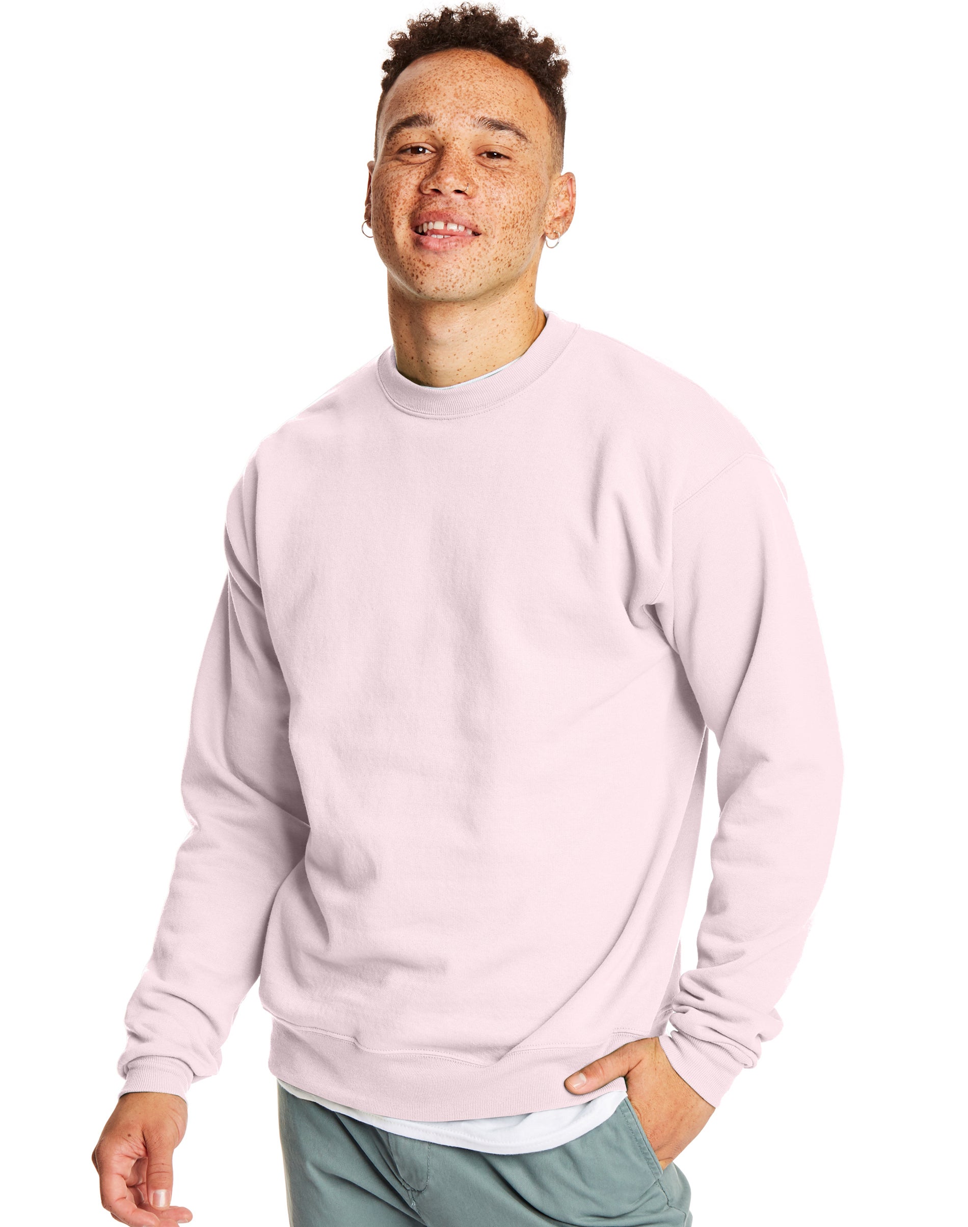 Hanes Herren EcoSmart Fleece Sweatshirt mit Rundhalsausschnitt - Bild 26 von 70